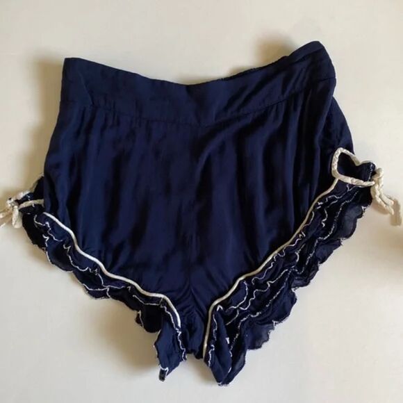 Free People Intimately Soft Navy Blue Lounge Shorts Small - Picture 1 of 5